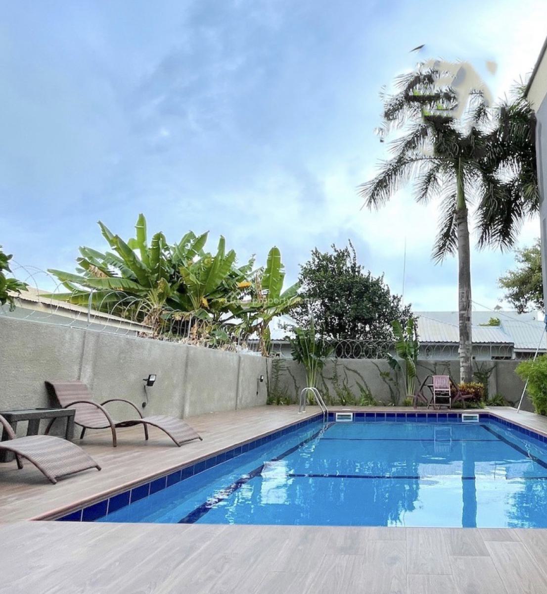 Furnished 1 Bedroom Apartment with Swimming Pool, Cantonments, Accra, Mini Flat for Rent