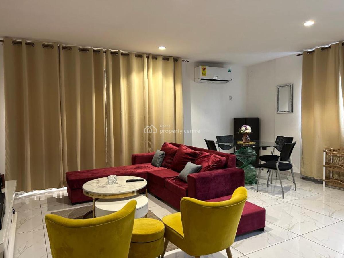 Furnished 1 Bedroom Apartment with Swimming Pool, Cantonments, Accra, Mini Flat for Rent