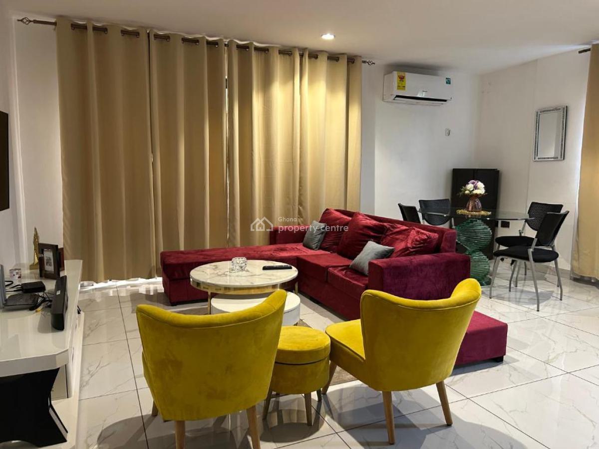 Furnished 1 Bedroom Apartment with Swimming Pool, Cantonments, Accra, Mini Flat for Rent