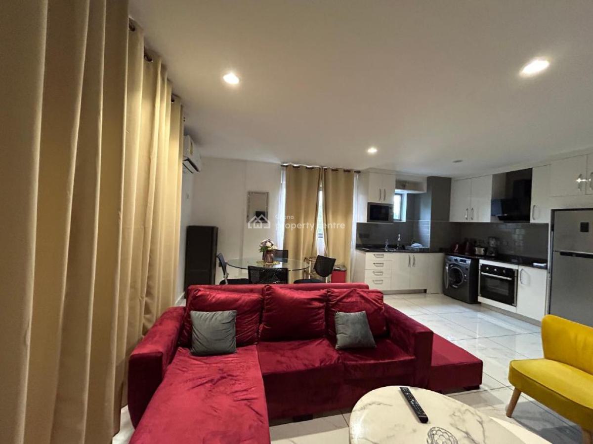 Furnished 1 Bedroom Apartment with Swimming Pool, Cantonments, Accra, Mini Flat for Rent