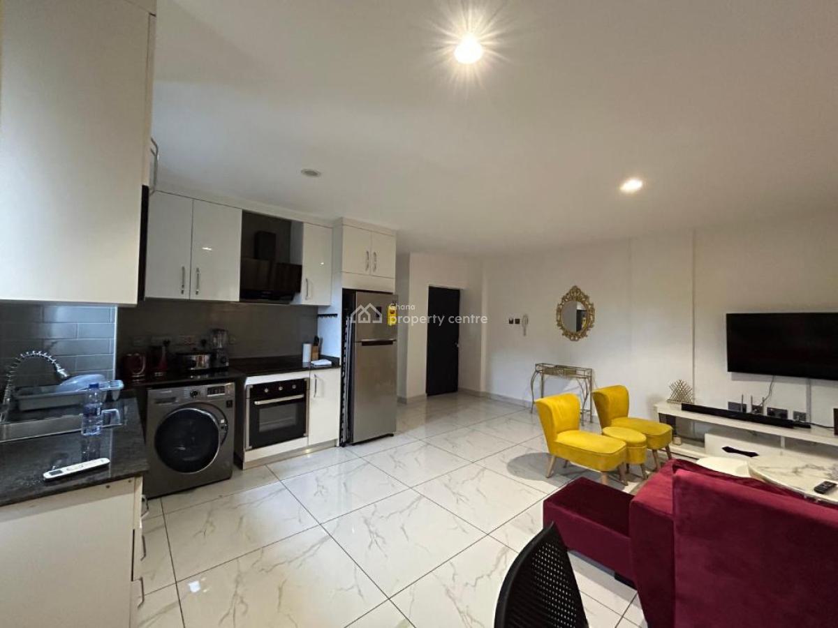 Furnished 1 Bedroom Apartment with Swimming Pool, Cantonments, Accra, Mini Flat for Rent