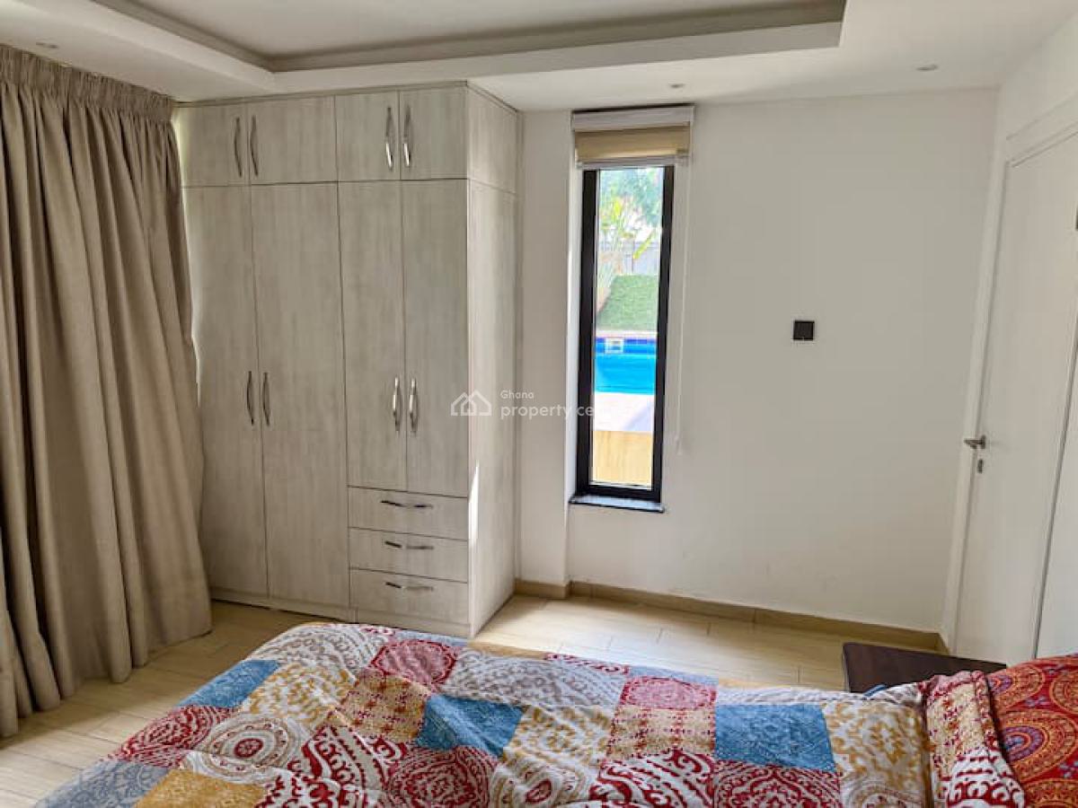 Furnished 1 Bedroom Apartment with Swimming Pool, Cantonments, Accra, Mini Flat for Rent