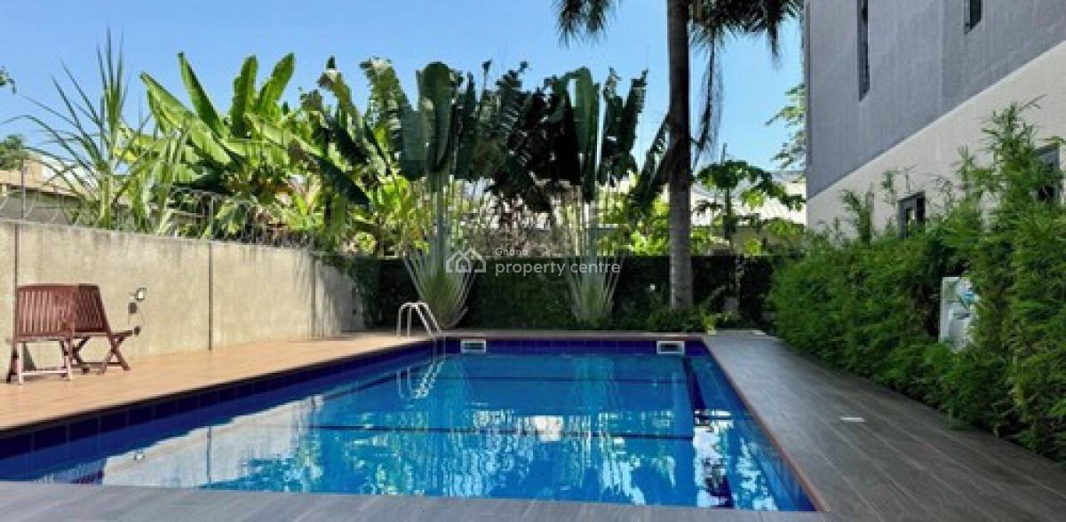 Furnished 1 Bedroom Apartment with Swimming Pool, Cantonments, Accra, Mini Flat for Rent