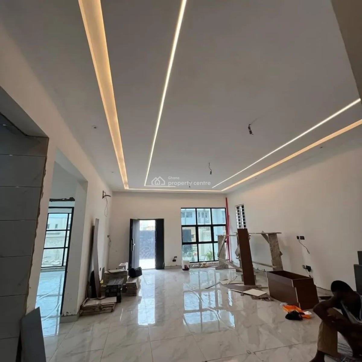 4-bedroom House with Boys Quarters - Ashongman Estate, Ashongman Estate, Ga East Municipal, Accra, Detached Bungalow for Sale