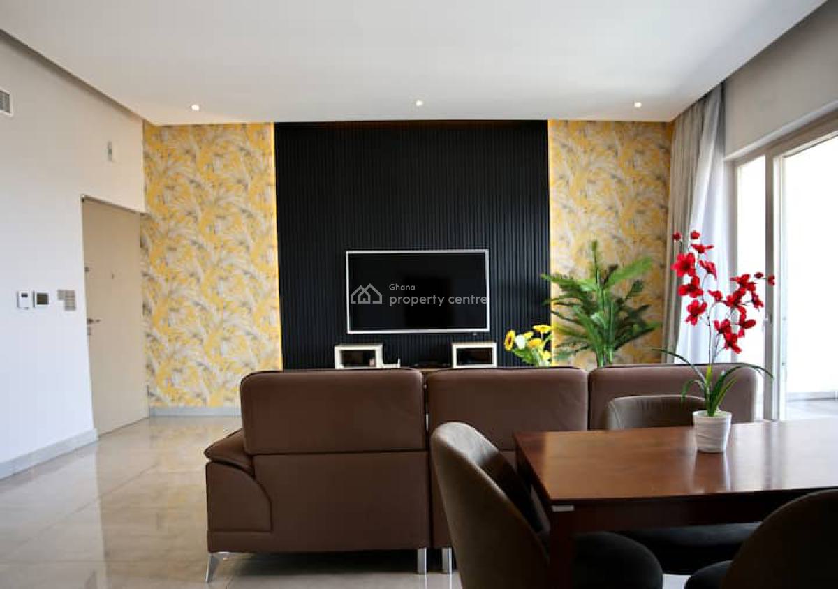 Furnished 1 Bedroom Apartment with Swimming Pool, Gym, and Cinema, North Ridge, Accra, Mini Flat for Rent