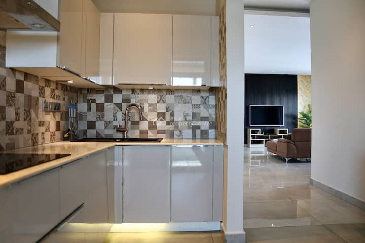 Furnished 1 Bedroom Apartment with Swimming Pool, Gym, and Cinema, North Ridge, Accra, Mini Flat for Rent