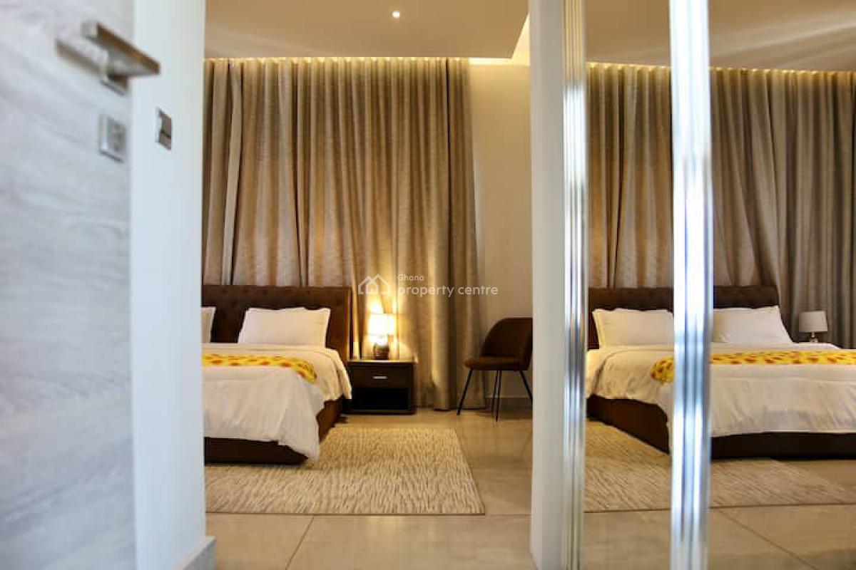 Furnished 1 Bedroom Apartment with Swimming Pool, Gym, and Cinema, North Ridge, Accra, Mini Flat for Rent