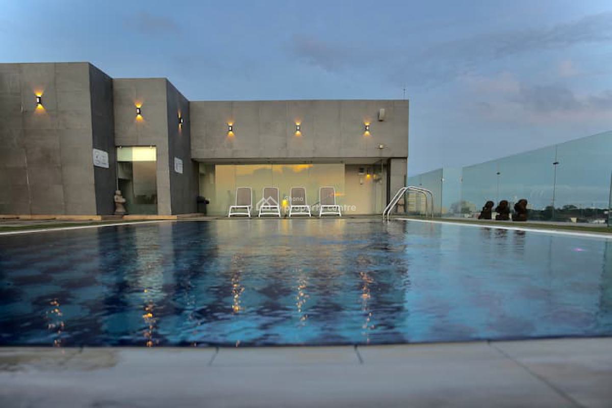 Furnished 1 Bedroom Apartment with Swimming Pool, Gym, and Cinema, North Ridge, Accra, Mini Flat for Rent