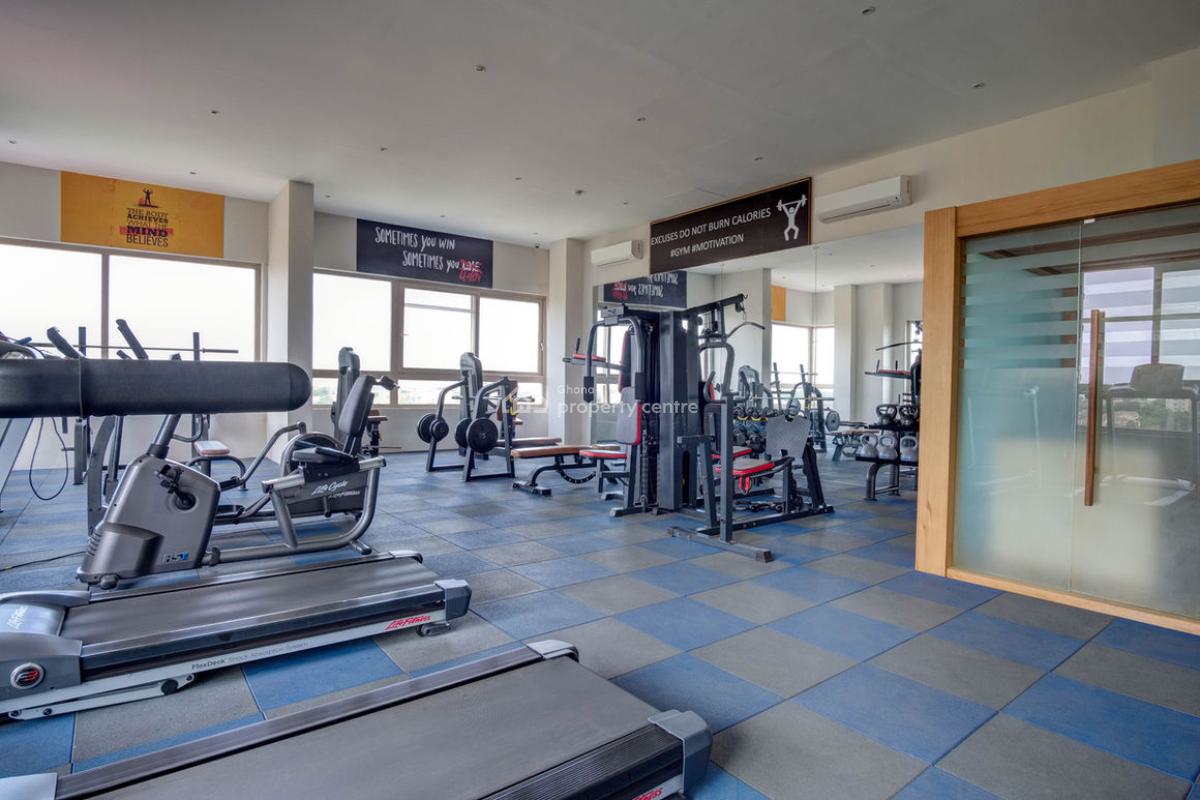 Furnished 1 Bedroom Apartment with Swimming Pool, Gym, and Cinema, North Ridge, Accra, Mini Flat for Rent