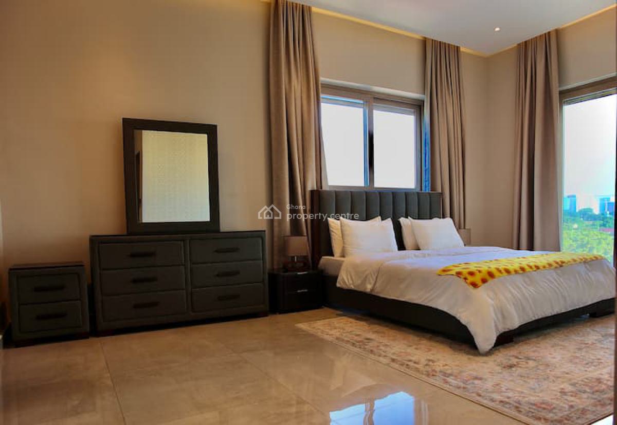 Furnished 3 Bedroom Apartment with Swimming Pool, Gym & Rooftop Lounge, North Ridge, Accra, Apartment for Rent