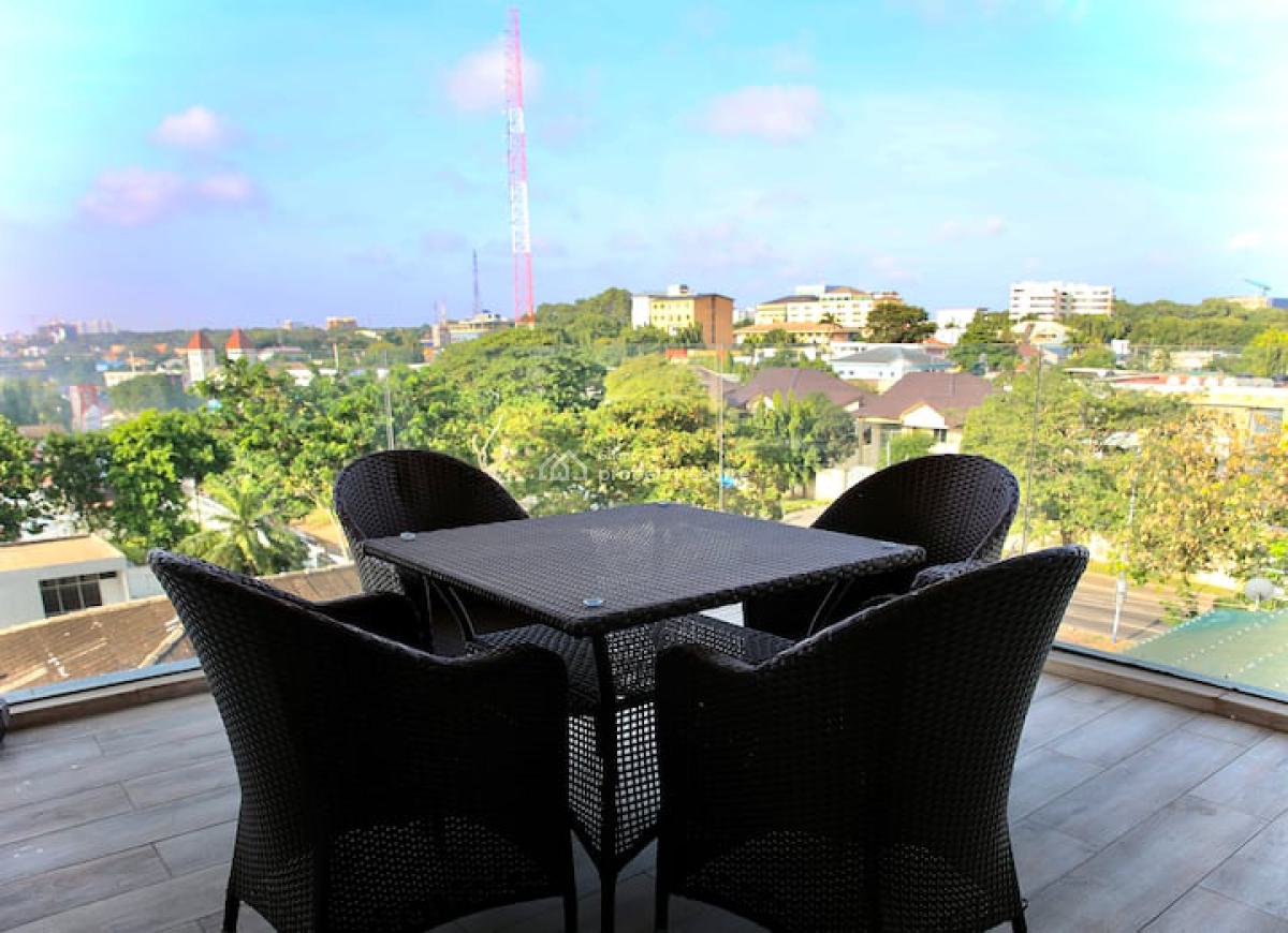 Furnished 3 Bedroom Apartment with Swimming Pool, Gym & Rooftop Lounge, North Ridge, Accra, Apartment for Rent