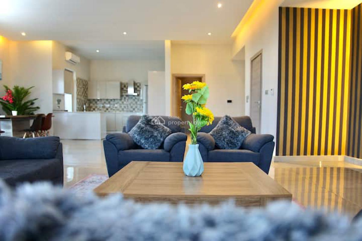 Furnished 3 Bedroom Apartment with Swimming Pool, Gym & Rooftop Lounge, North Ridge, Accra, Apartment for Rent