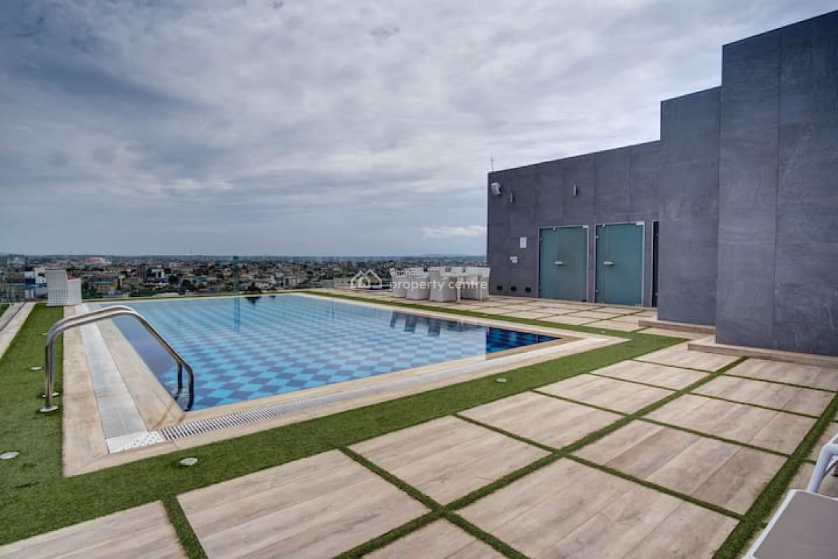 Furnished 3 Bedroom Apartment with Swimming Pool, Gym & Rooftop Lounge, North Ridge, Accra, Apartment for Rent