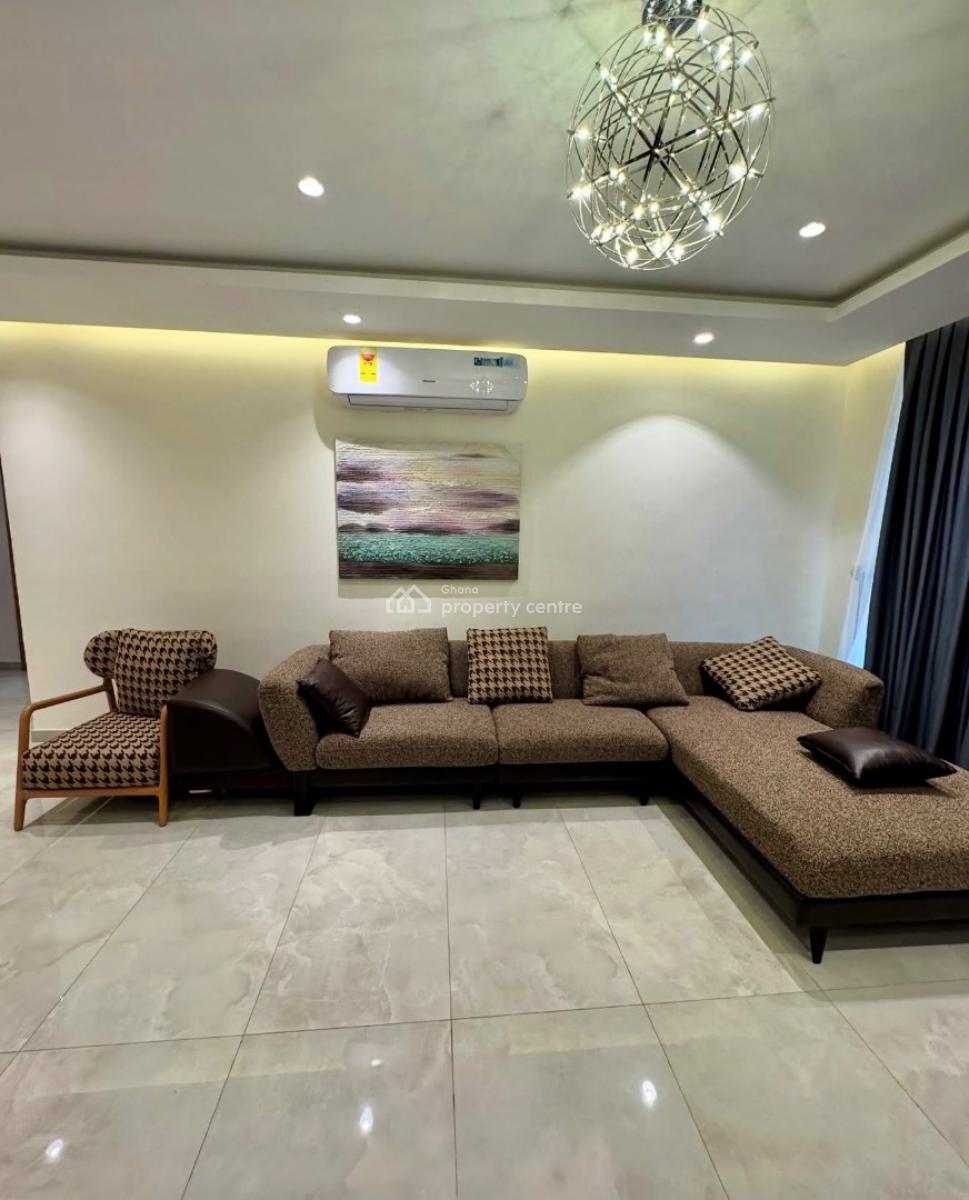 Furnished 2 Bedroom Apartment with Rooftop Lounge, Dzorwulu, West Airport, Airport Residential Area, Accra, Apartment for Rent