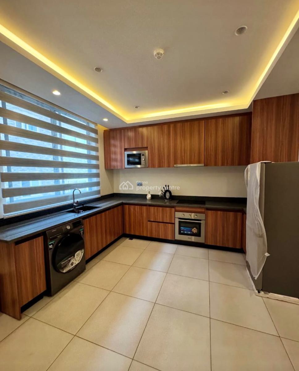 Furnished 2 Bedroom Apartment with Rooftop Lounge, Dzorwulu, West Airport, Airport Residential Area, Accra, Apartment for Rent