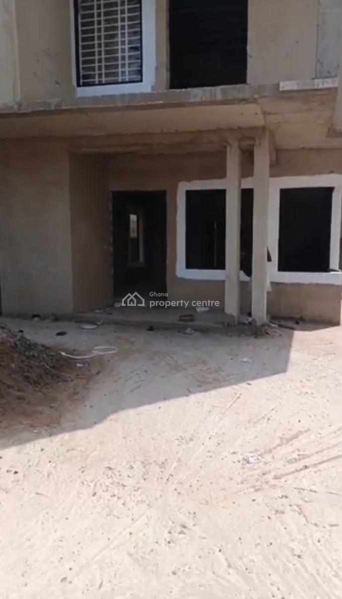3 Bedroom One Storey in Progress.70% Down,30% After Completion.titled., Spintex, Close to Apsa Bank. Tarred Road. Price Negotiable., Spintex, Accra, Terraced Duplex for Sale