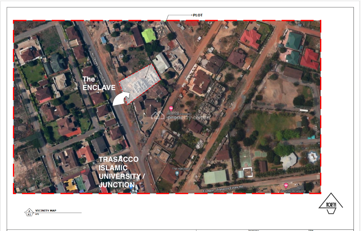 Boutique Townhouses in Prime Adjiringanor (islamic University), Islamic University- Trasacco Junction, Adjiringanor, East Legon, Accra, Townhouse for Sale