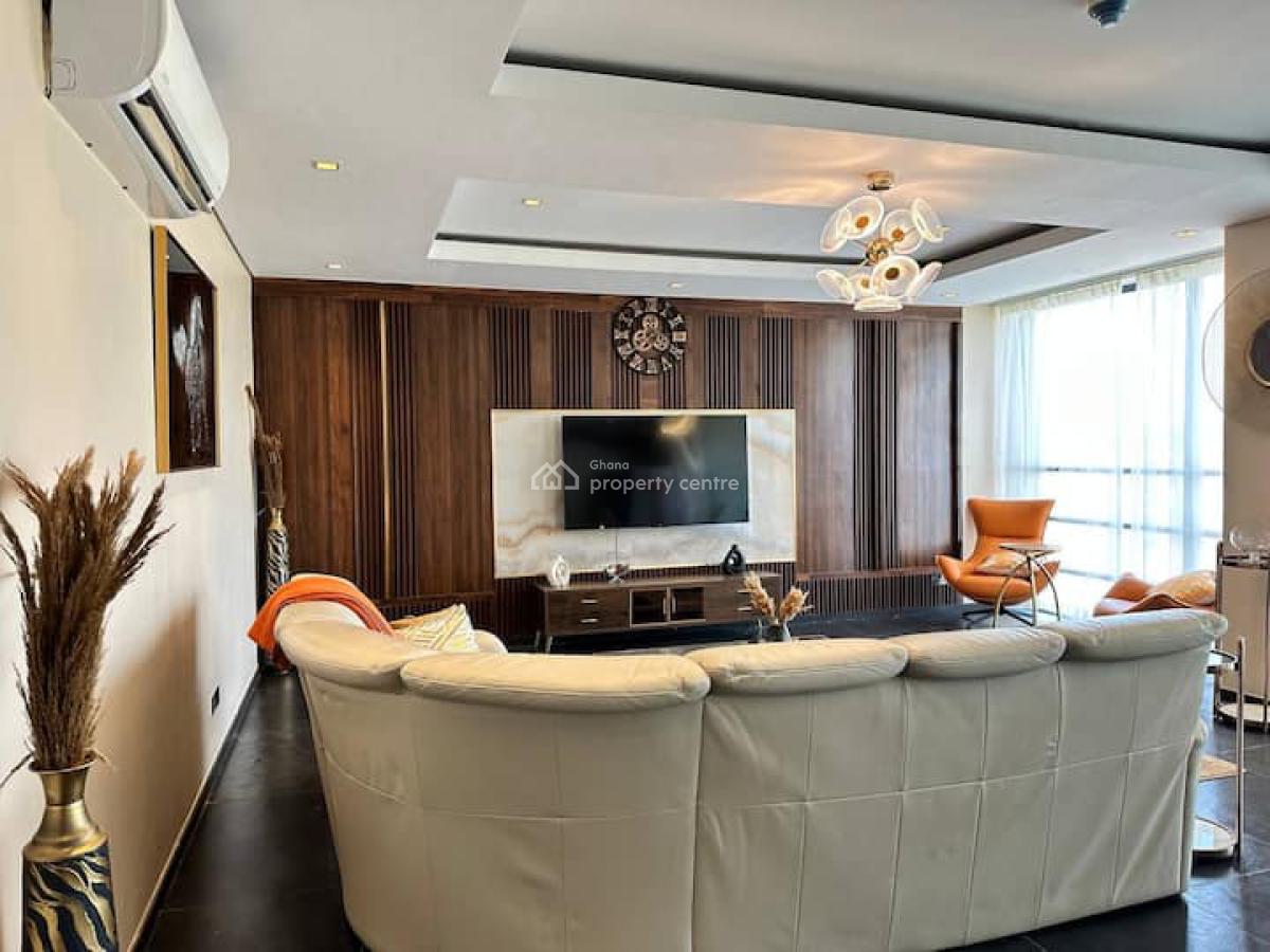 Furnished 3 Bedroom Apartment with Swimming Pool, West Airport, Airport Residential Area, Accra, Apartment for Rent