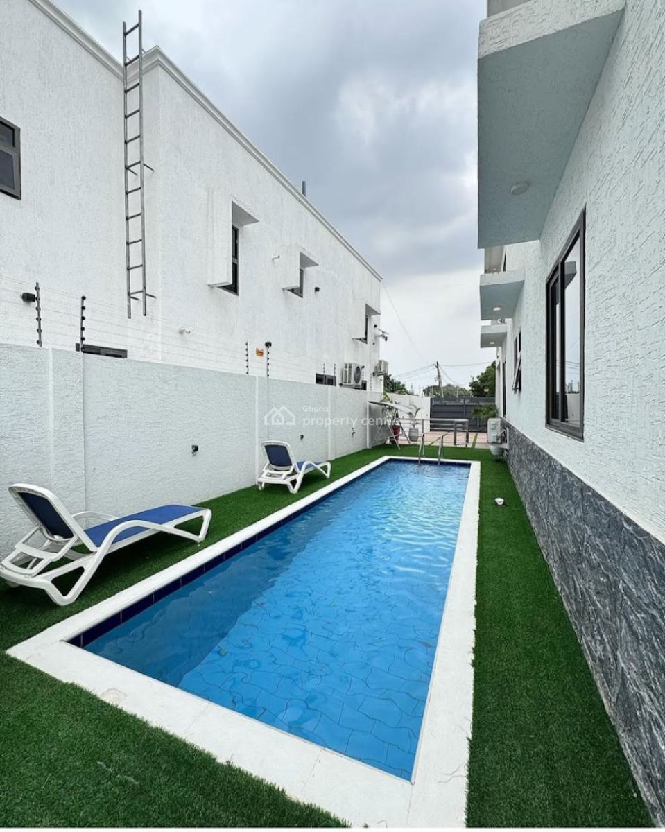 Furnished 4 Bedroom Duplex with Swimming Pool, Ars Roundabout, East Legon, Accra, Detached Duplex for Rent