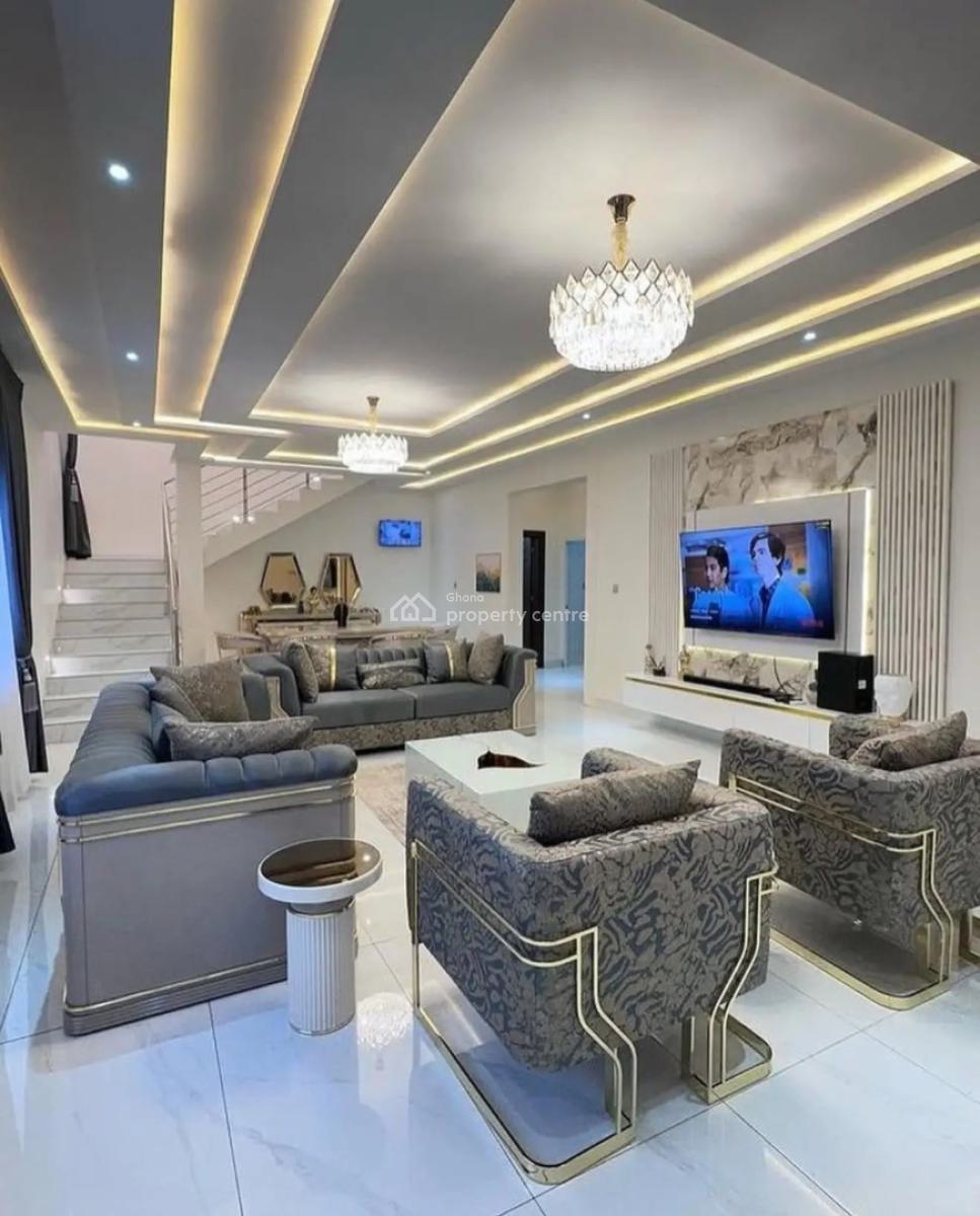 Furnished 4 Bedroom Duplex with Swimming Pool, Ars Roundabout, East Legon, Accra, Detached Duplex for Rent