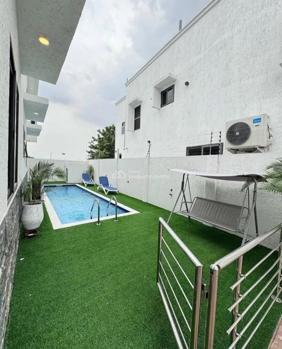 Furnished 4 Bedroom Duplex with Swimming Pool, Ars Roundabout, East Legon, Accra, Detached Duplex for Rent