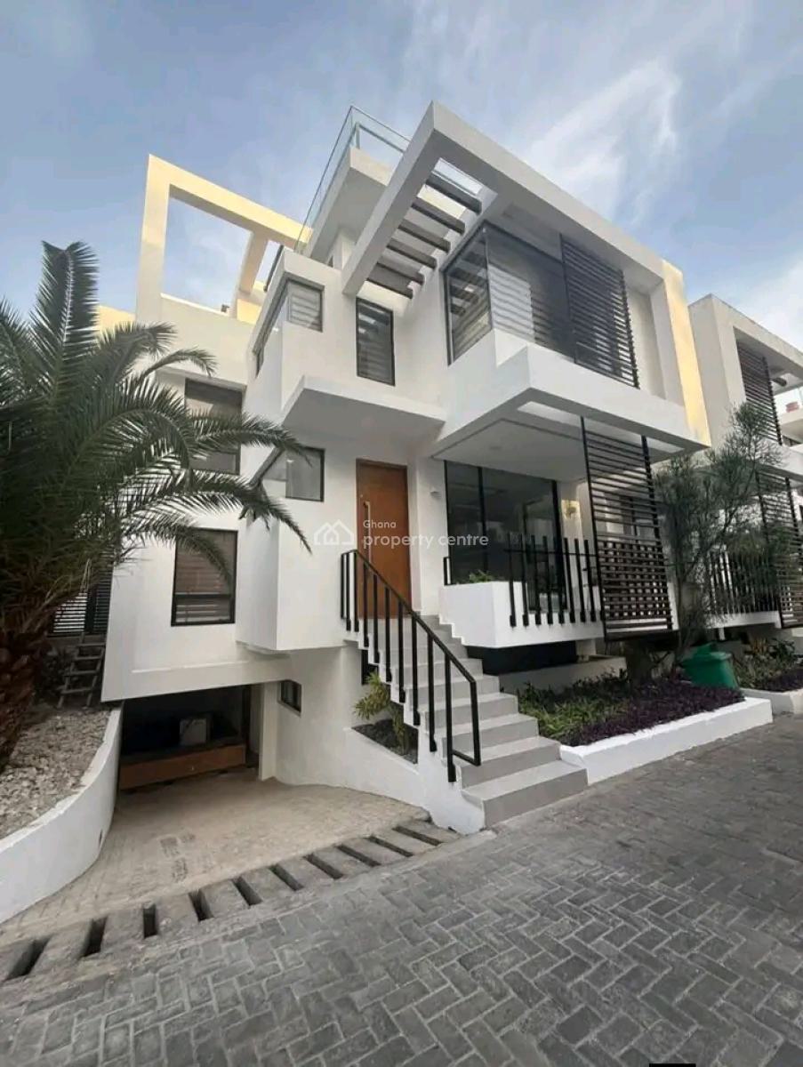 Luxurious 4-bedroom Townhouse+bq@  Cantonment, Cantonments, Accra, House for Rent