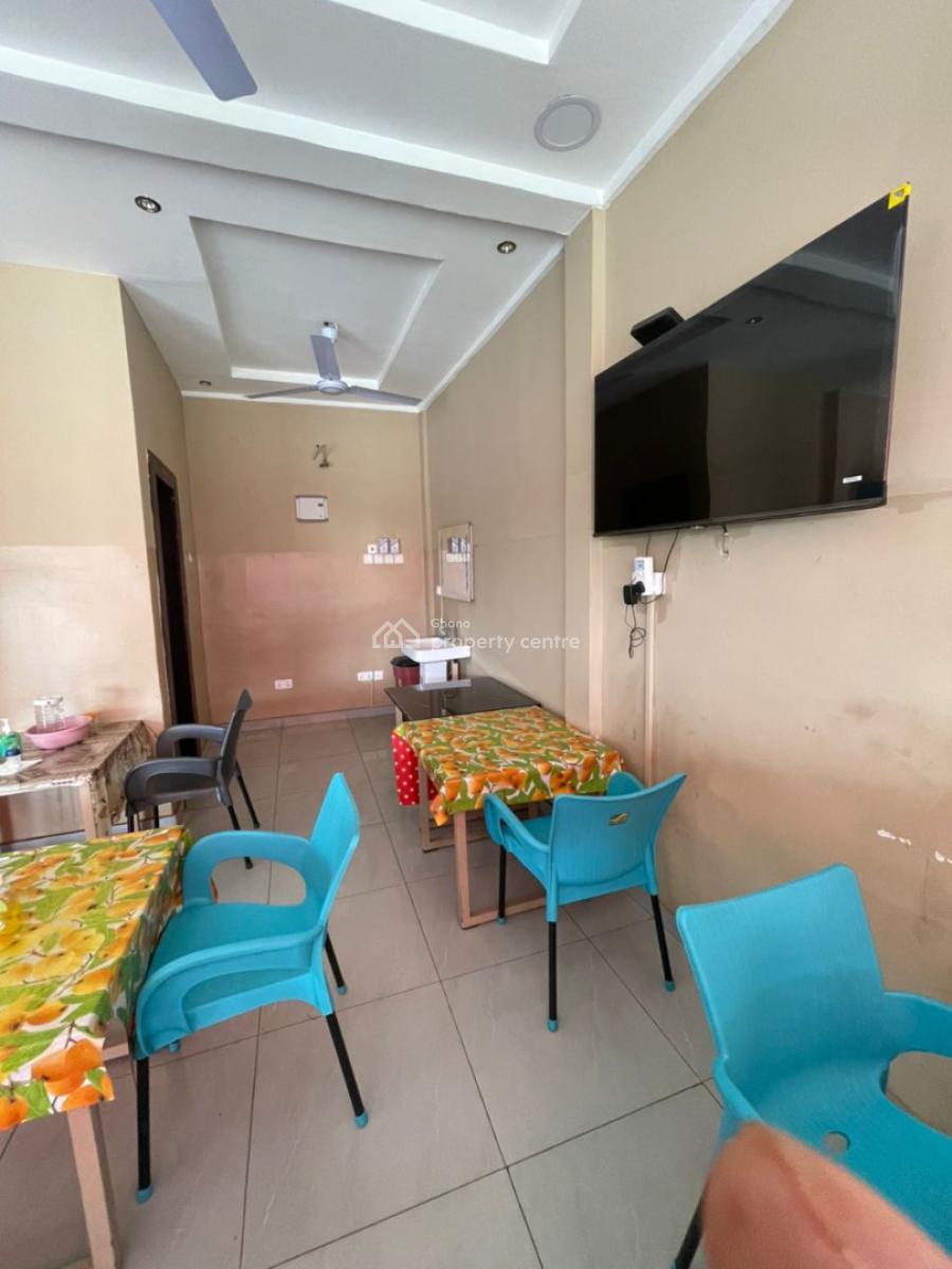 *restaurant Fully Equipped Before East Legon Hills Main Road*, Nmai Dzorn, East Legon Hills, East Legon, Accra, House for Rent
