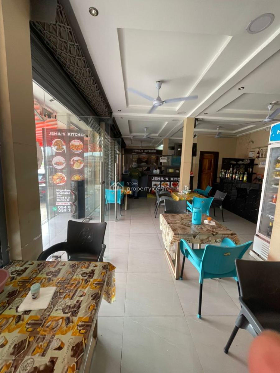 *restaurant Fully Equipped Before East Legon Hills Main Road*, Nmai Dzorn, East Legon Hills, East Legon, Accra, House for Rent