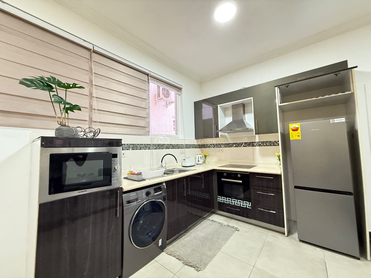 Furnished 1 Bedroom Apartment with Swimming Pool and Gym, Cantonments, Accra, Mini Flat for Rent