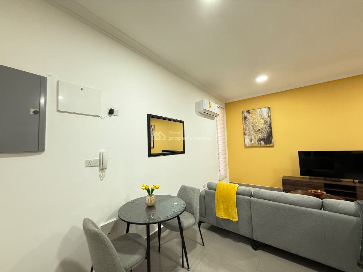 Furnished 1 Bedroom Apartment with Swimming Pool and Gym, Cantonments, Accra, Mini Flat for Rent