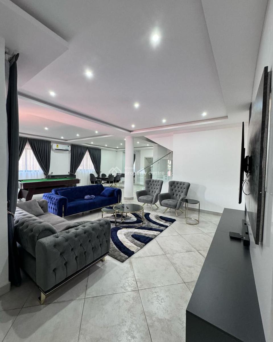 Furnished 4 Bedroom Duplex with Staff Quarters in a Gated Community, East Legon, Accra, Detached Duplex for Rent