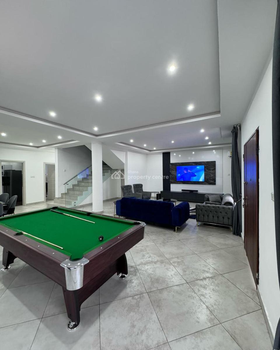 Furnished 4 Bedroom Duplex with Staff Quarters in a Gated Community, East Legon, Accra, Detached Duplex for Rent