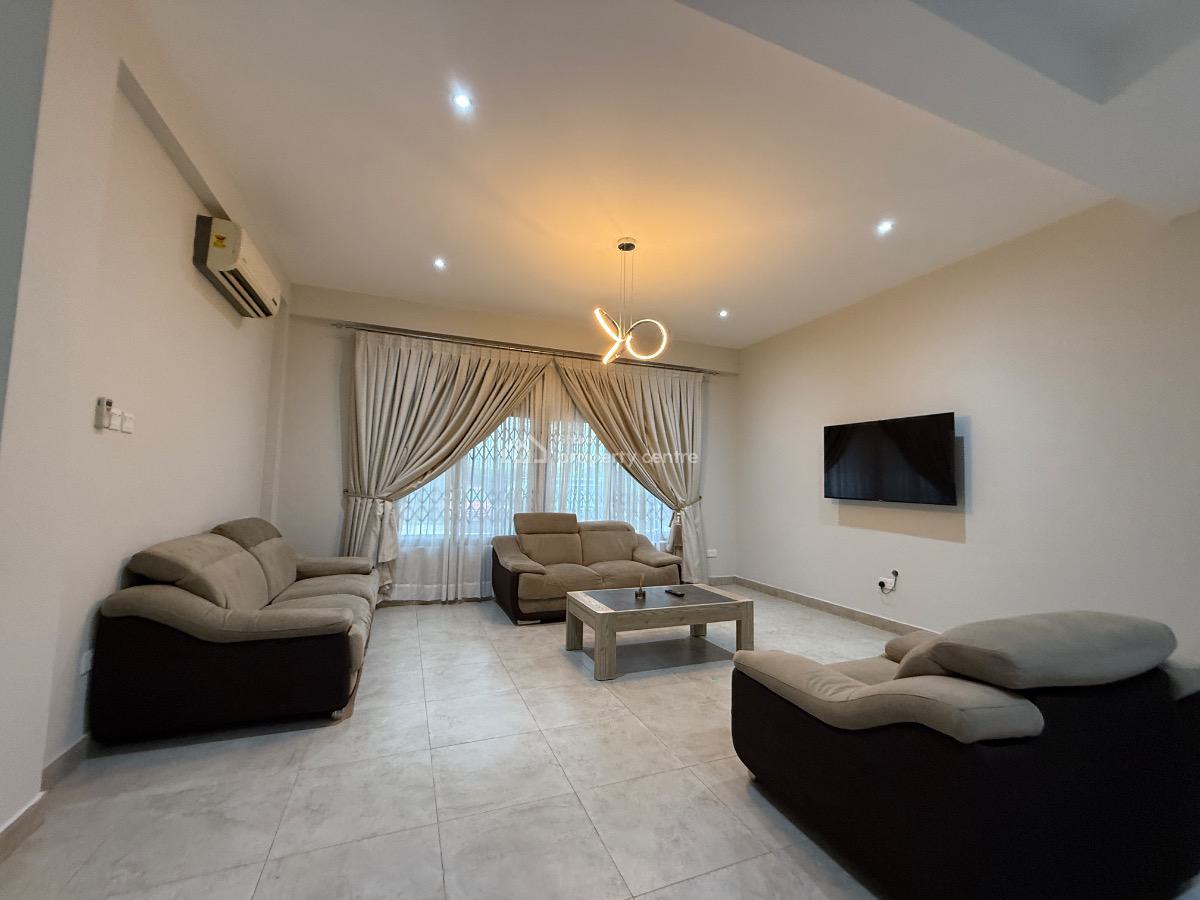 Furnished 3 Bedroom with Staff Quarters in a Gated Community with Pool, East Legon, Accra, Townhouse for Rent