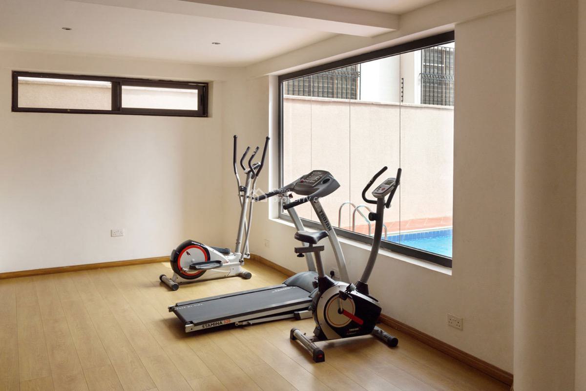 Furnished 3 Bedroom with Staff Quarters in a Gated Community with Pool, East Legon, Accra, Townhouse for Rent