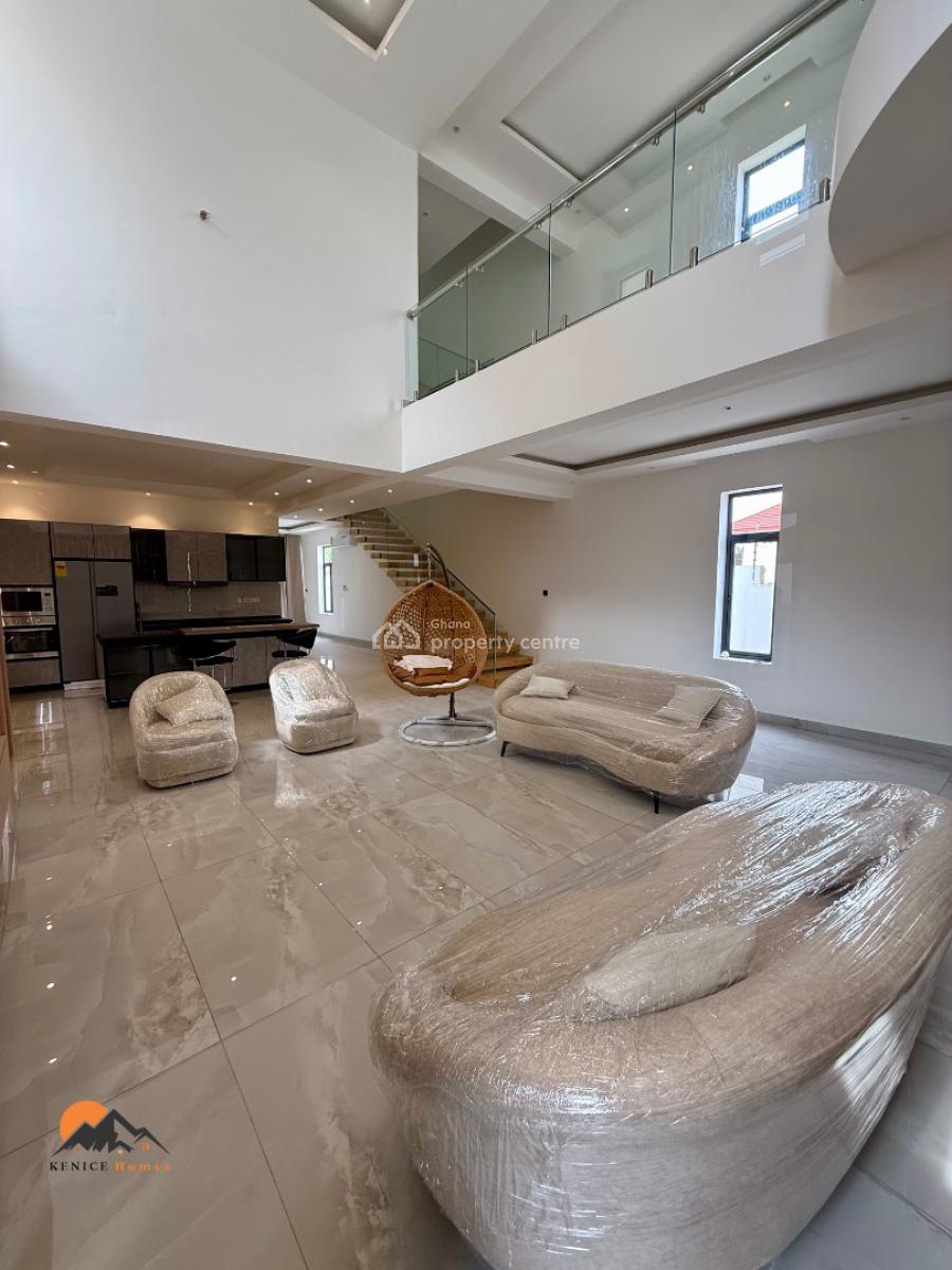 Semi Furnished 4 Bedroom House with 1 Boys Quarters, East Legon, Accra, House for Sale