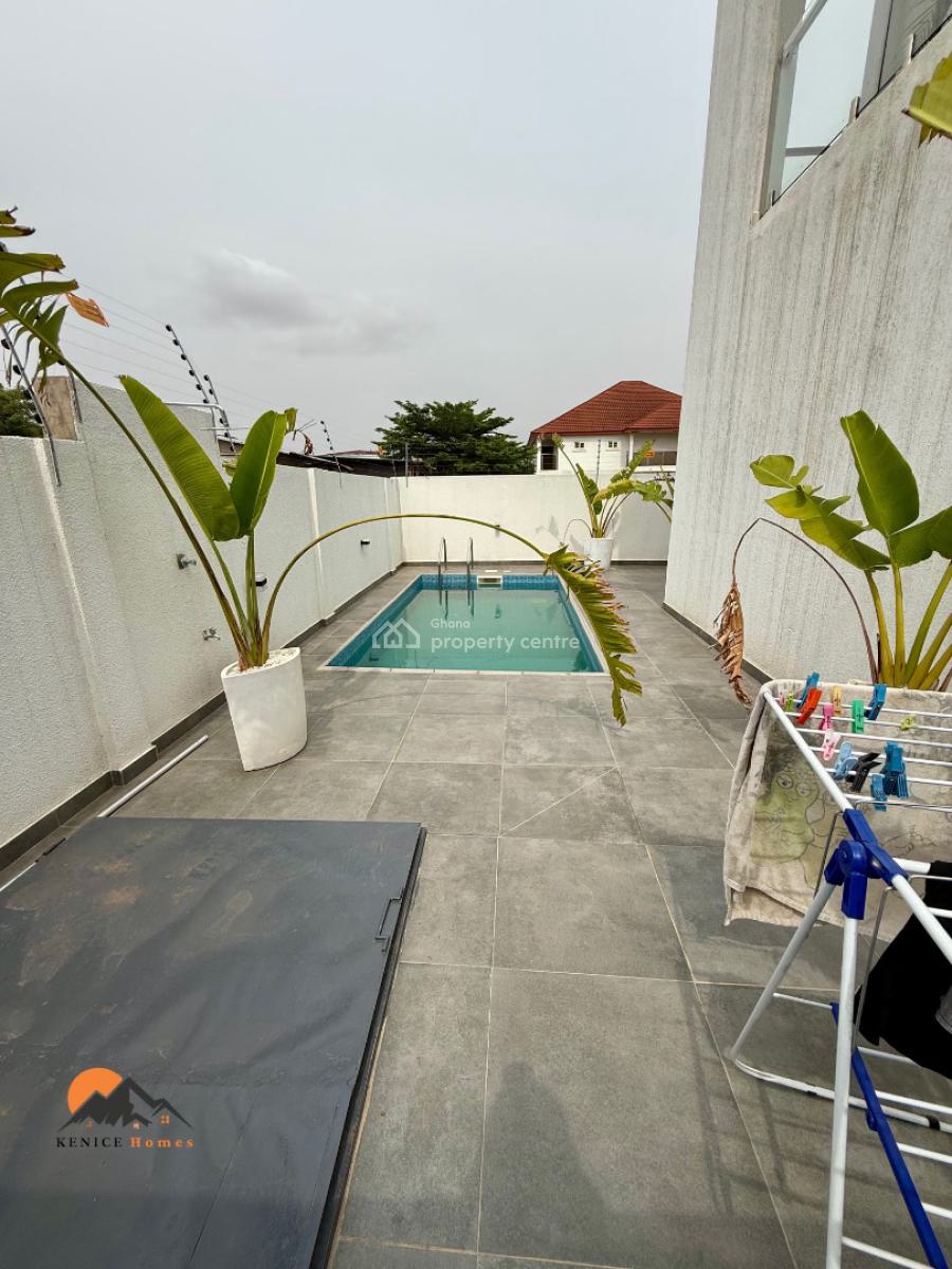 Semi Furnished 4 Bedroom House with 1 Boys Quarters, East Legon, Accra, House for Sale