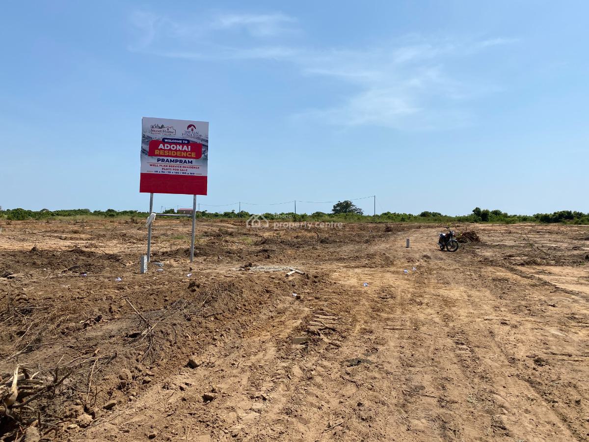 Registered Full Plot Available at Solomon Court Residence, Prampram, New Ningo Police Station, Ningo Prampram District, Accra, Mixed-use Land for Sale