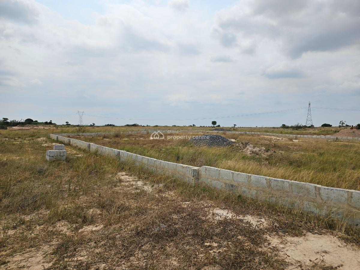 Affordable Gated Land with Free Documentation, Police Barrier, Tsopoli, Ningo Prampram District, Accra, Residential Land for Sale