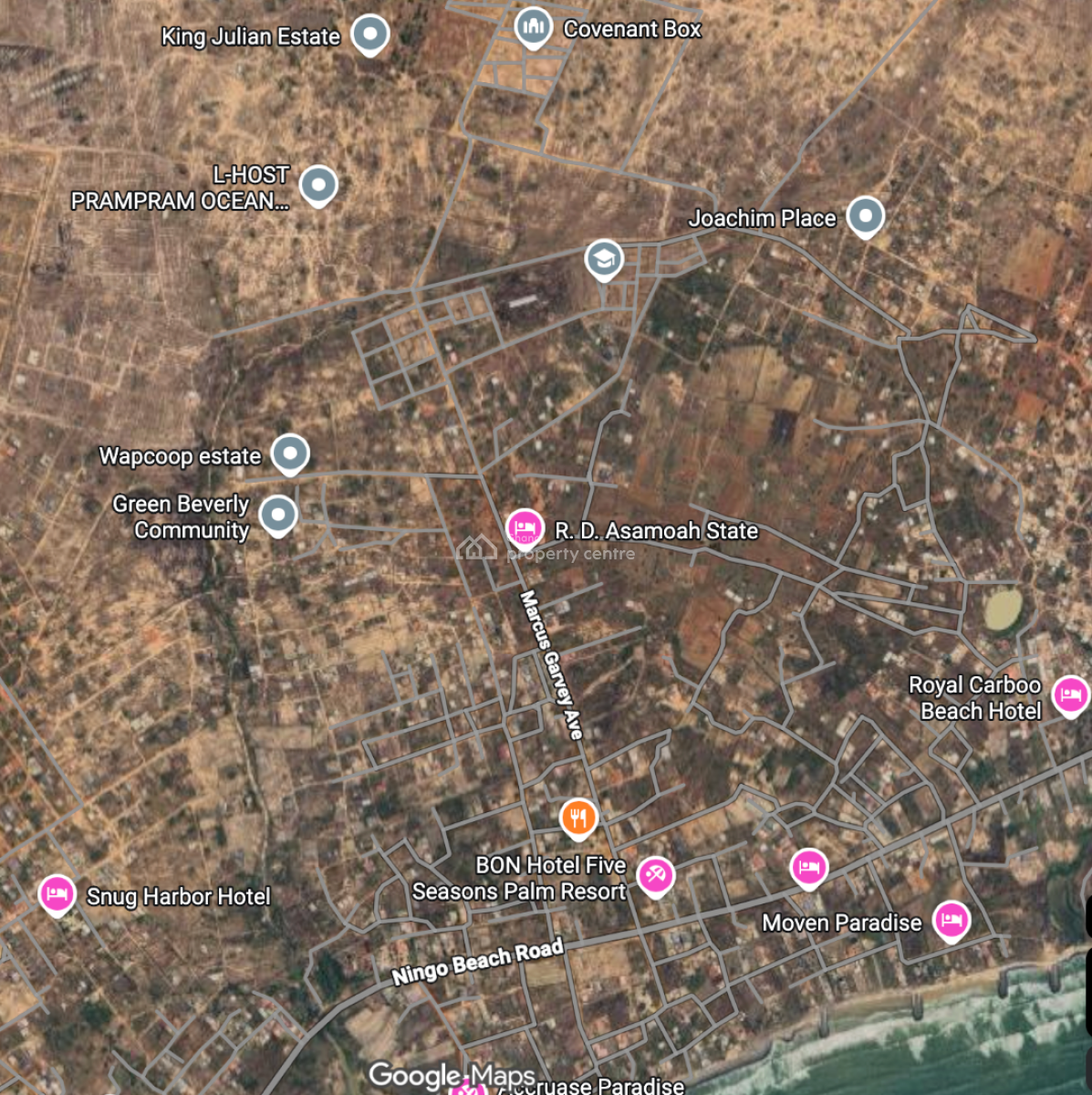 Prime Serviced Residential Land Ningo Prampram, 12/12 Junction, Ningo Prampram District, Accra, Mixed-use Land for Sale
