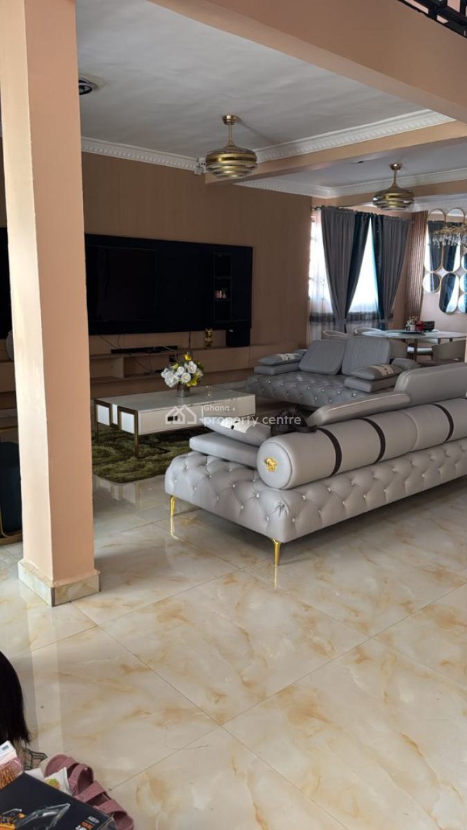 Fully Furnished 7 Bedroom Storey Building with Boys Quarters.titleland, Spintex, Manet Cottage., Spintex, Accra, Terraced Bungalow for Sale