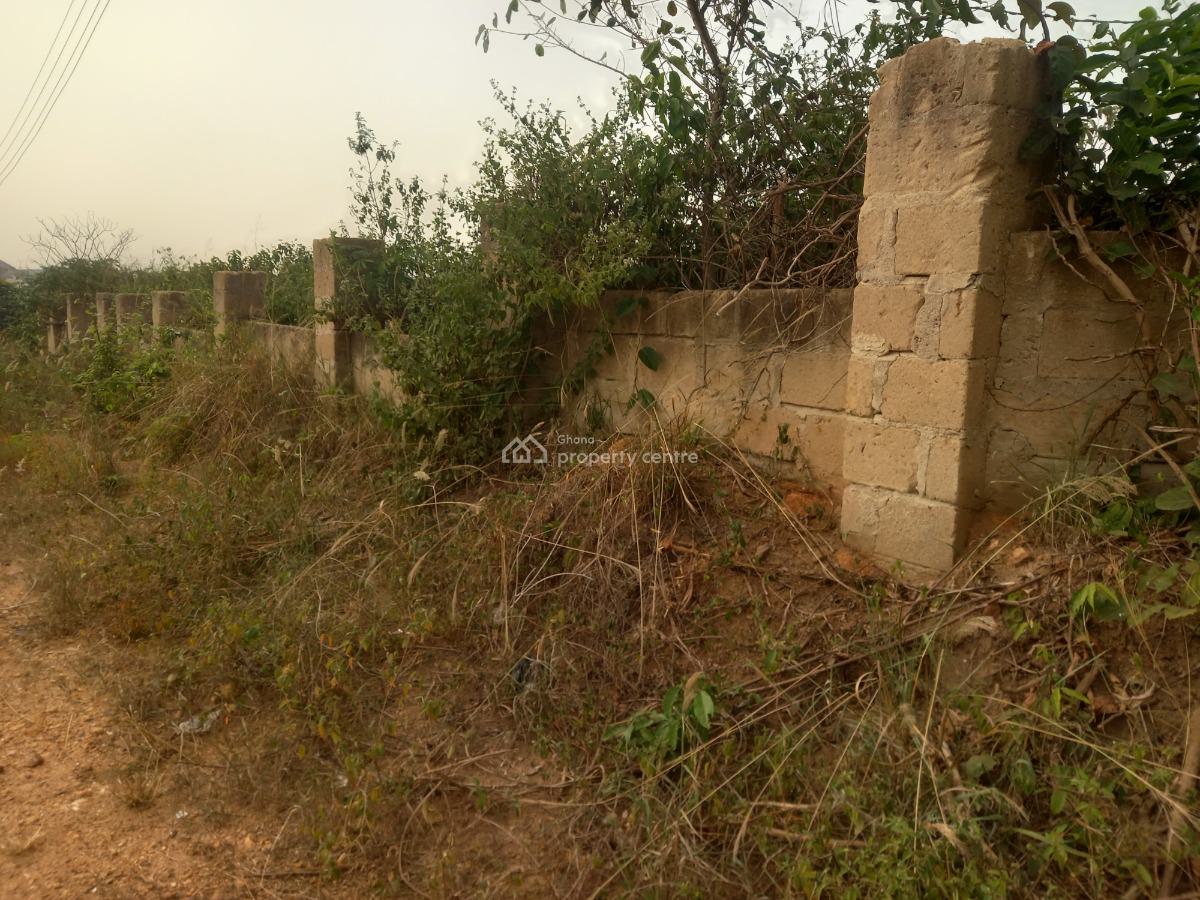 2 Plots   ( Fully Fence Walled), Adesina, on Kenyasi Abrem Road., Kumasi Metropolitan, Ashanti, Land for Sale