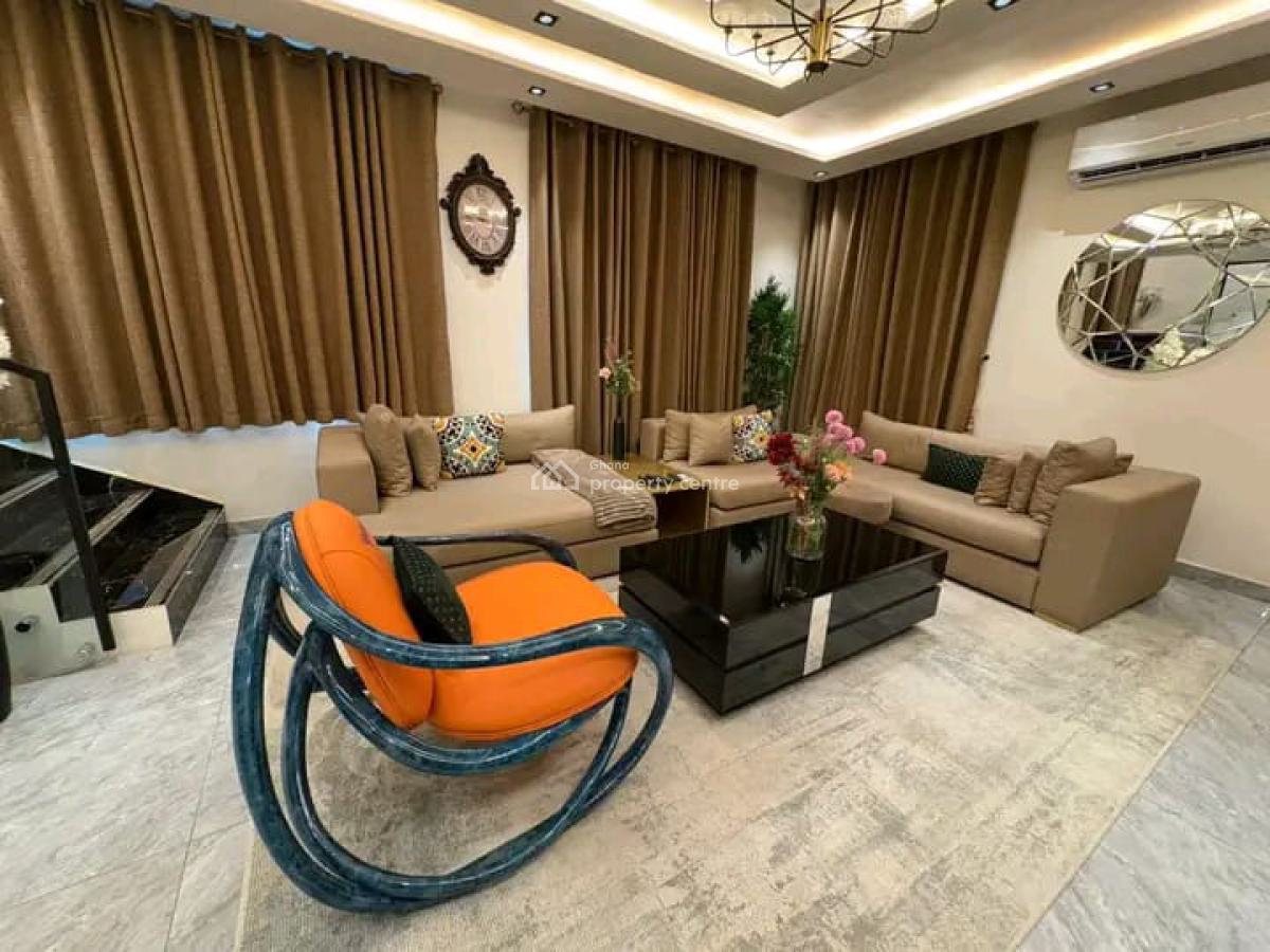 Luxurious Fully Furnished 4-bedroom Townhouse @  East Legon, East Legon, Accra, House Short Let