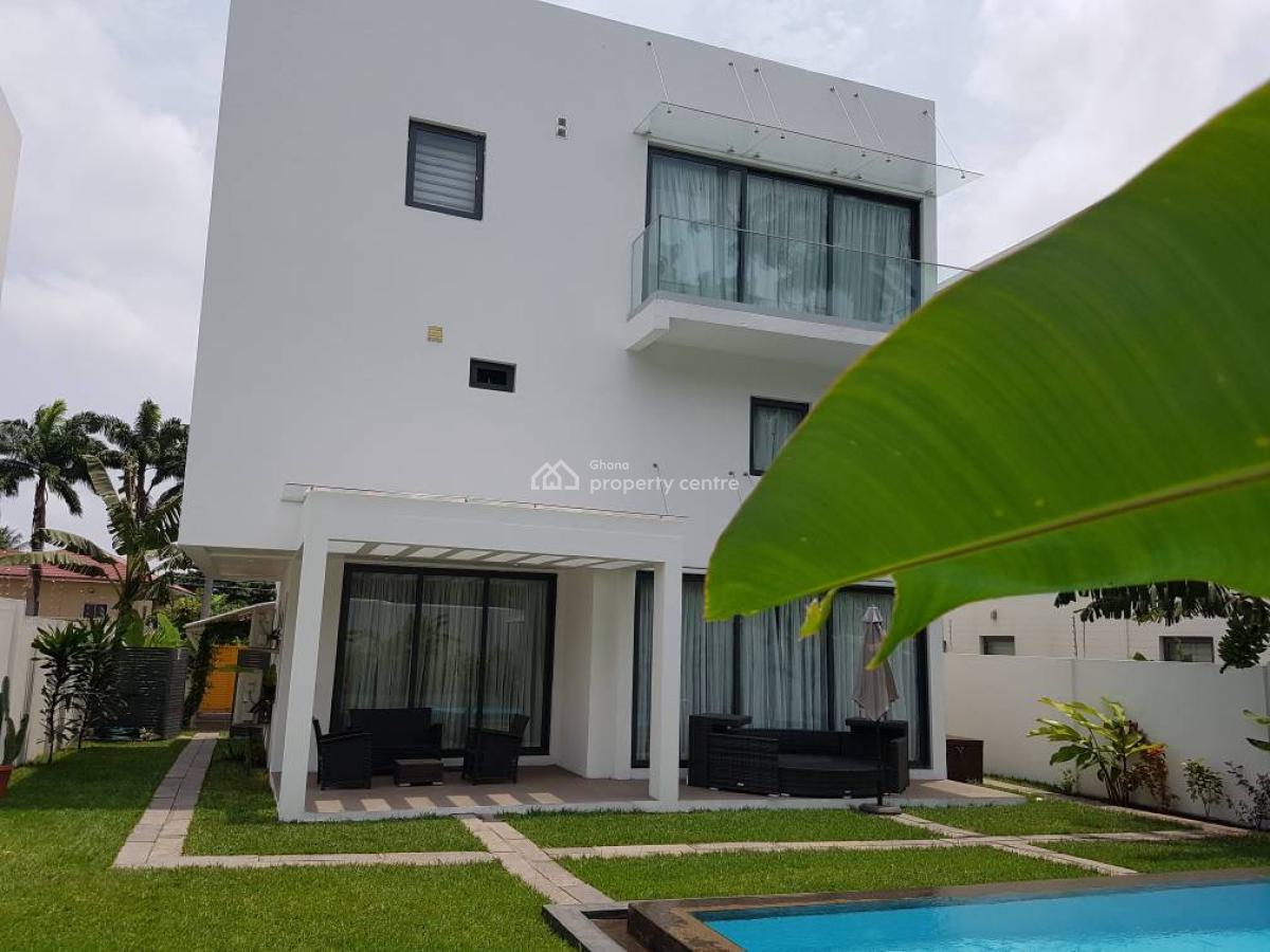 Executive 4 Bedrooms House with a Boys Quarters, Airport Residential Area.greater Accra - Ghana, Airport Residential Area, Accra, House for Rent