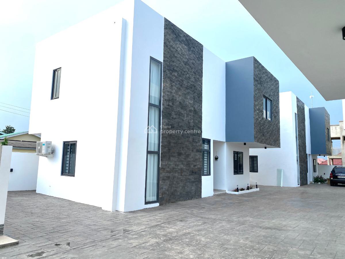 3 Bedrooms 1 Outhouse with Pool 80% Ready, School Junction, Adjiringanor, East Legon, Accra, Townhouse for Sale