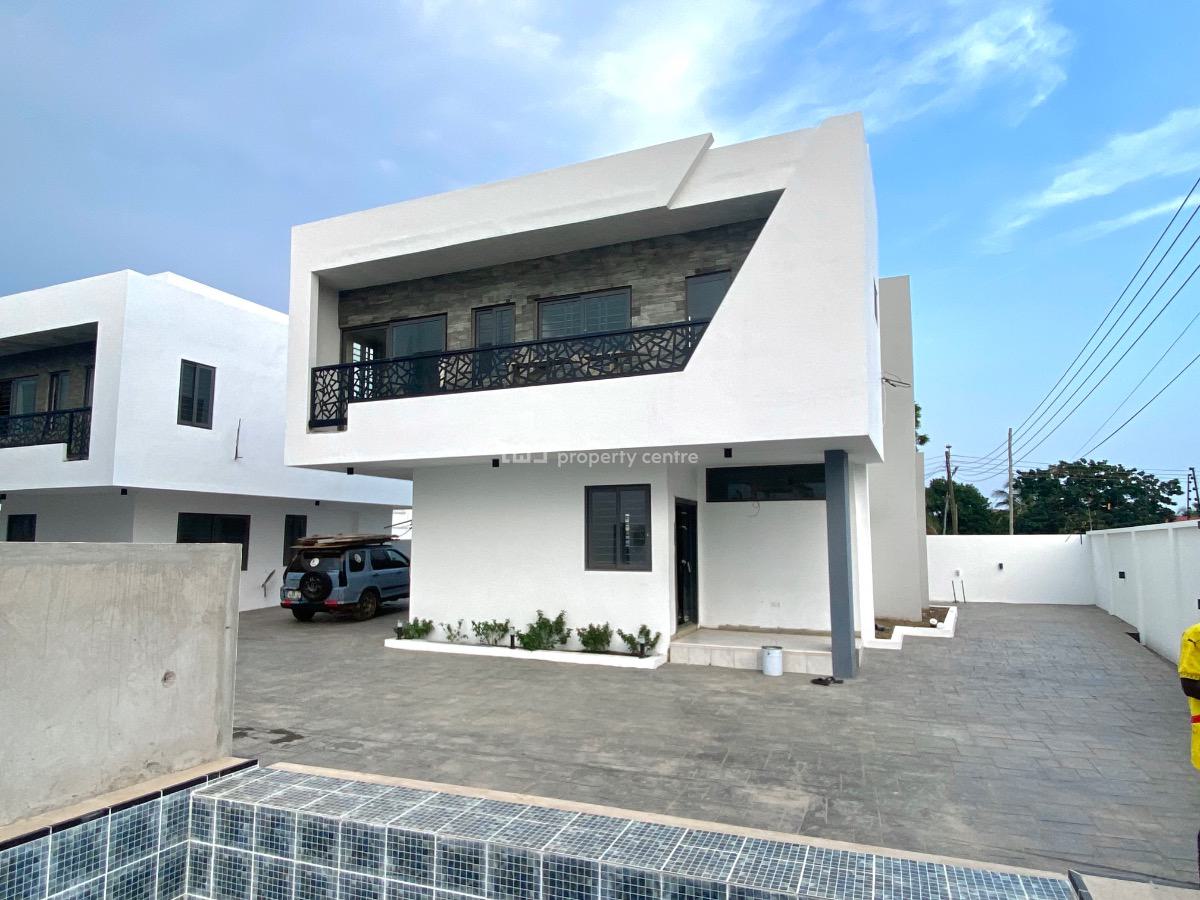 3 Bedrooms 1 Outhouse with Pool 80% Ready, School Junction, Adjiringanor, East Legon, Accra, Townhouse for Sale