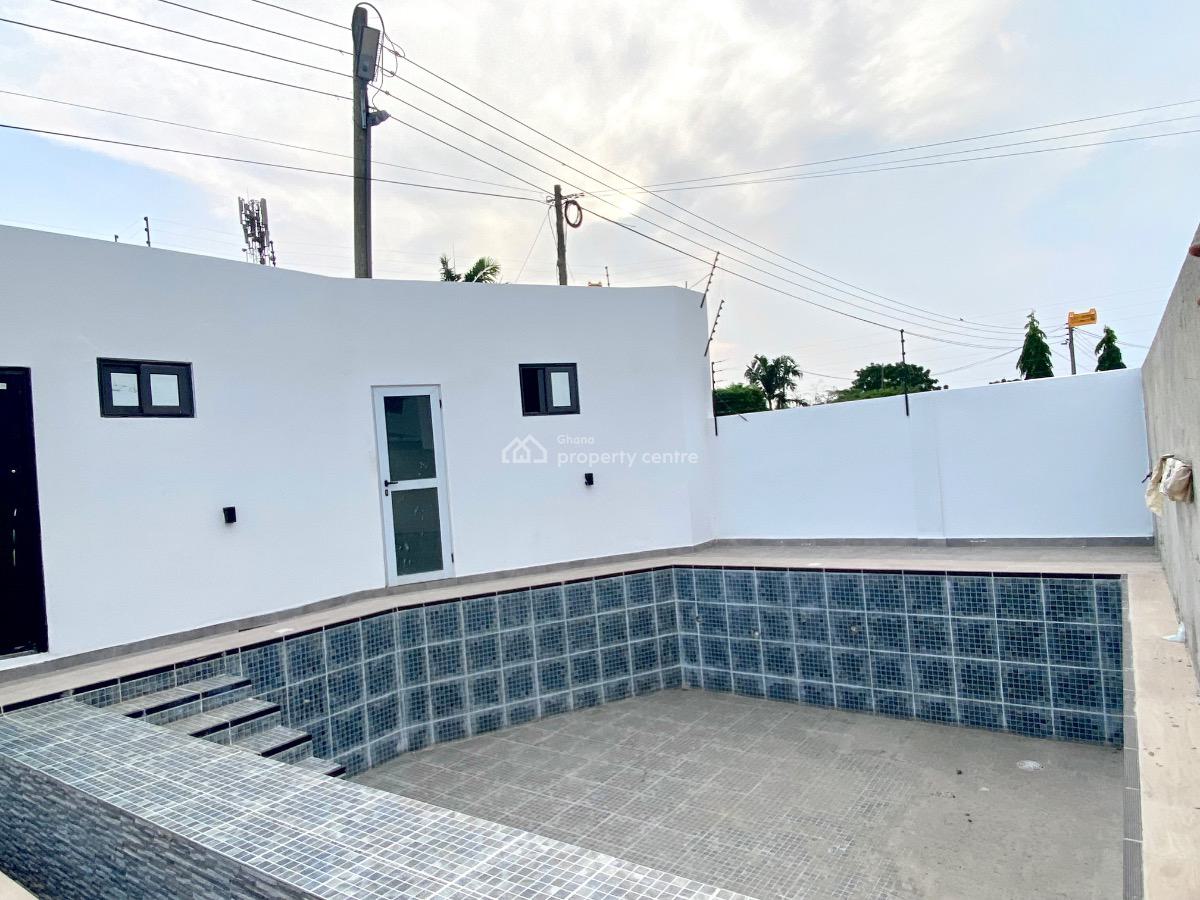 3 Bedrooms 1 Outhouse with Pool 80% Ready, School Junction, Adjiringanor, East Legon, Accra, Townhouse for Sale