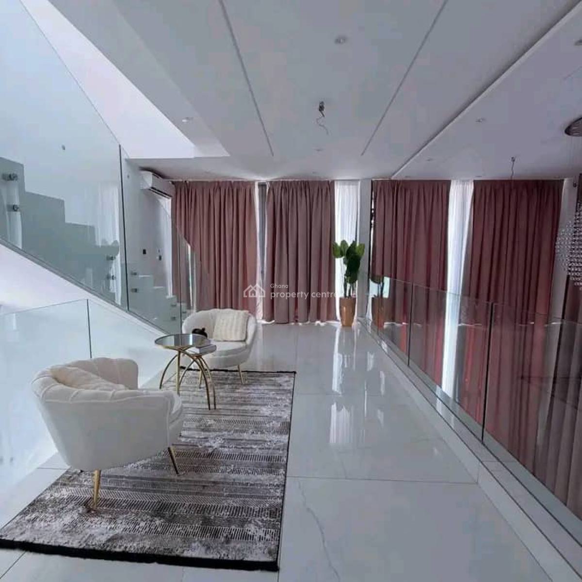 Luxurious Fully Furnished 4-bedroom Townhouse, East Legon Hills, East Legon, Accra, House for Sale