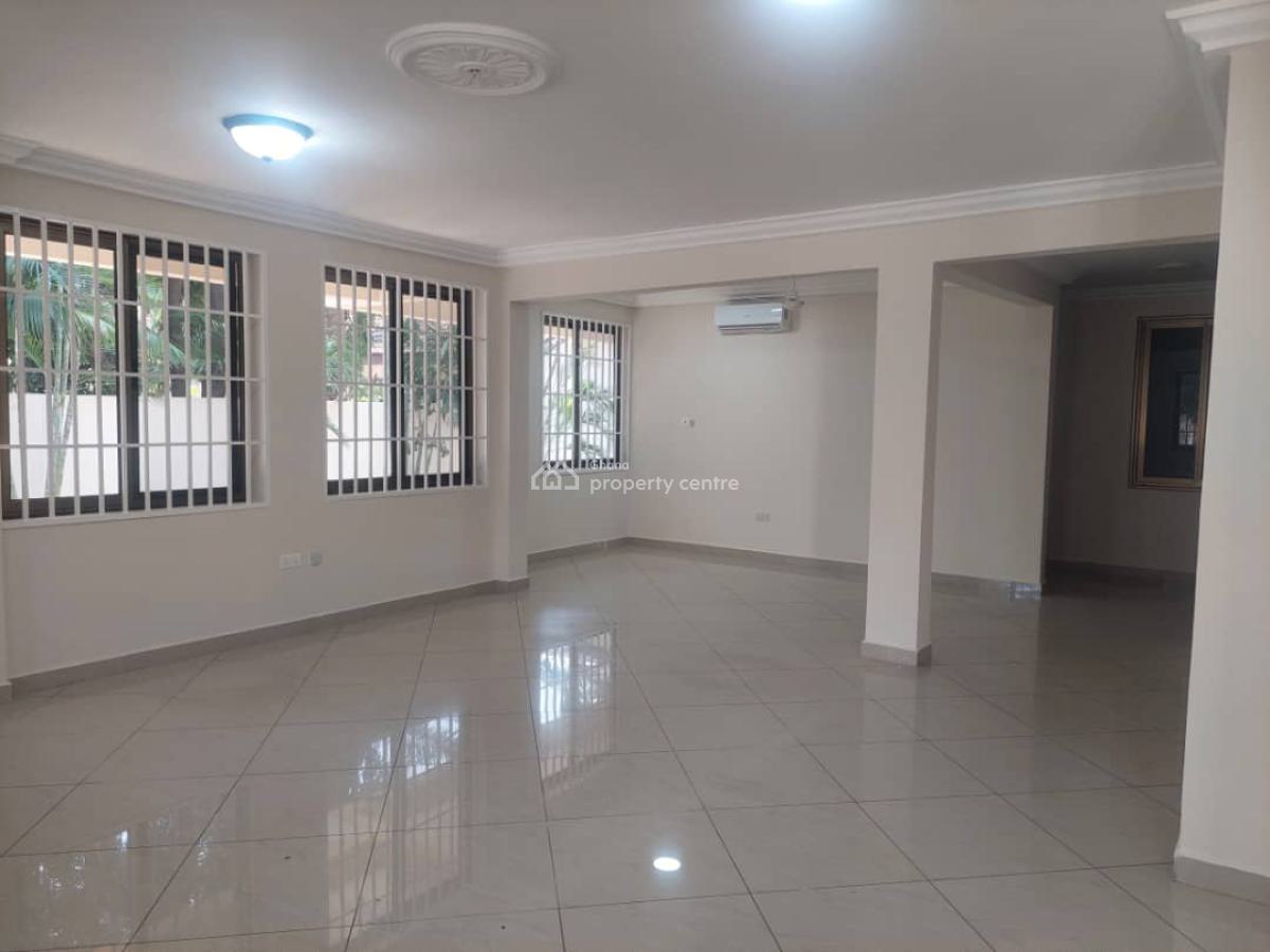 4 Bedroom House with 2 Rooms Outhouse, Cantonments, Accra, Office Space for Rent