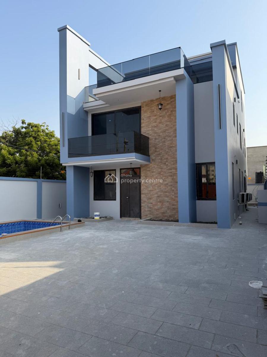 Executive 5 Bedroom Two Storey Building, Rooftop, Tse Addo, Accra, Terraced Duplex for Sale