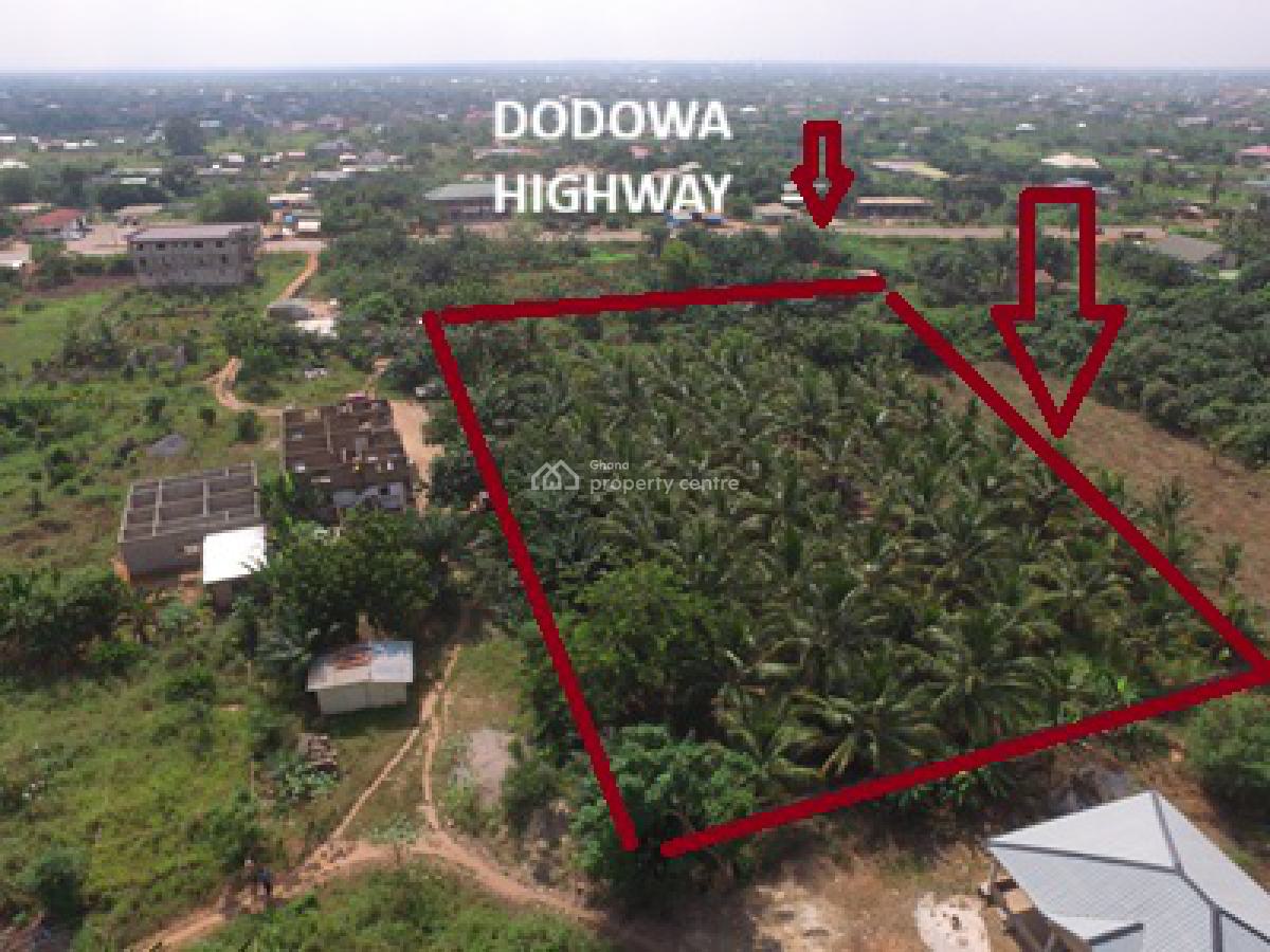 5 Plots of Land Ideal for Commercial Uses Available., Ayi-kuma to Dodowa Road, Dodowa, Shai Osudoku, Accra, Mixed-use Land for Sale